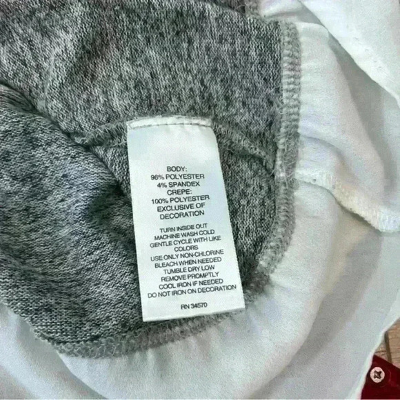 Hannah Grey Crewneck Pullover Sweater Size M - Picture 7 of 10